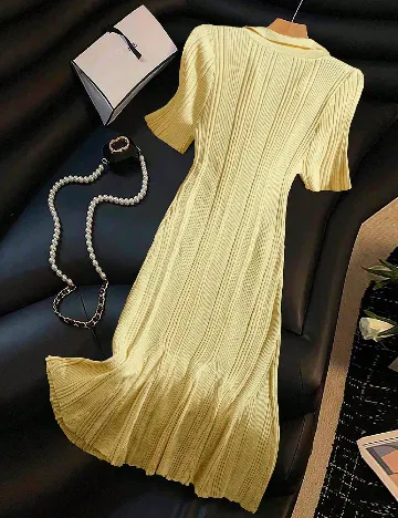 Rochie medie SHEIN, galben