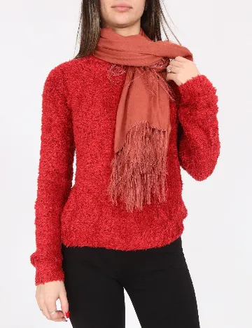 Esarfa Bershka, roz pudra inchis