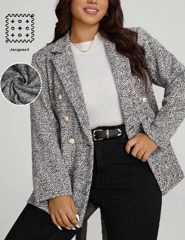 Sacou SHEIN CURVE, gri