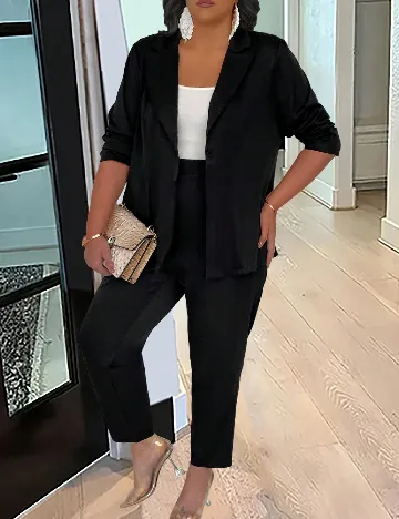 Compleu SHEIN CURVE, negru