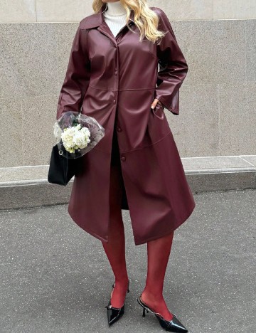 Trench SHEIN CURVE, visiniu