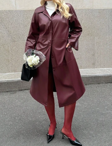 Trench SHEIN CURVE, visiniu