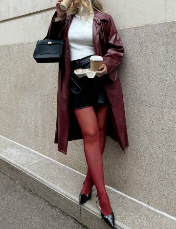 Trench SHEIN CURVE, visiniu