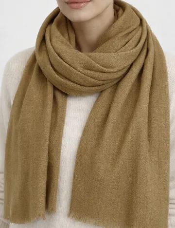 Esarfa Pull&Bear, maro