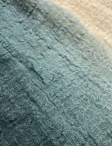 Esarfa Pull&Bear, albastru/crem