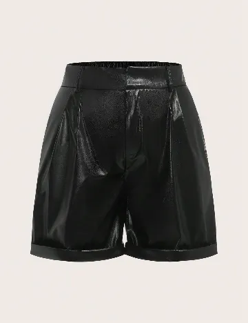 Pantaloni scurti SHEIN CURVE, negru