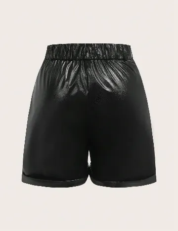 Pantaloni scurti SHEIN CURVE, negru