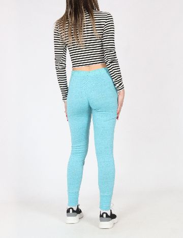 Pantaloni Bershka, turcoaz