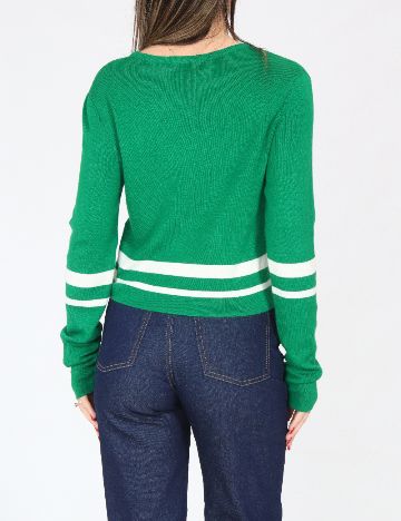 Bluza Pull&Bear, verde