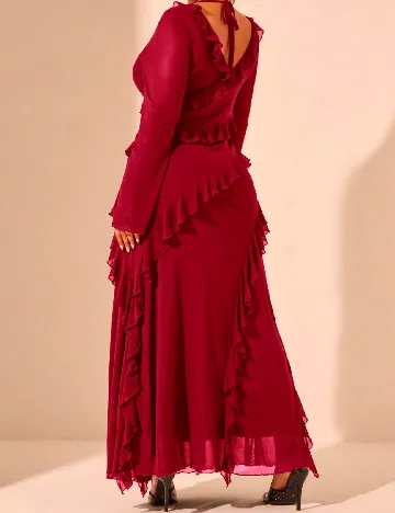 Rochie lunga SHEIN CURVE, rosu