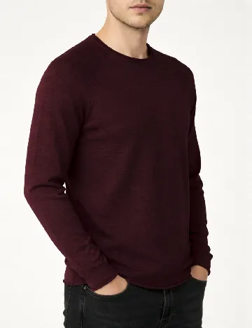 Bluza Bershka, pruna