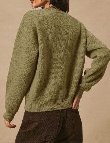 Pulover SHEIN, verde