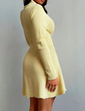 Rochie scurta SHEIN, galben