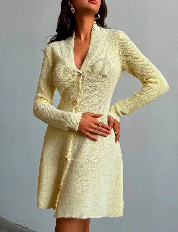 Rochie scurta SHEIN, galben