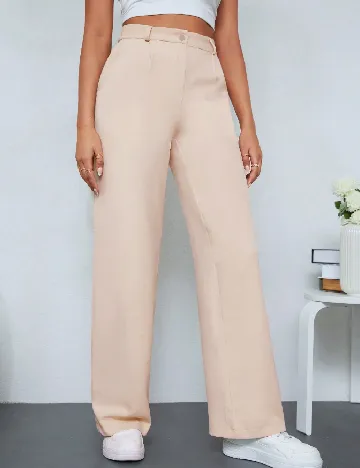 Pantaloni SHEIN, crem