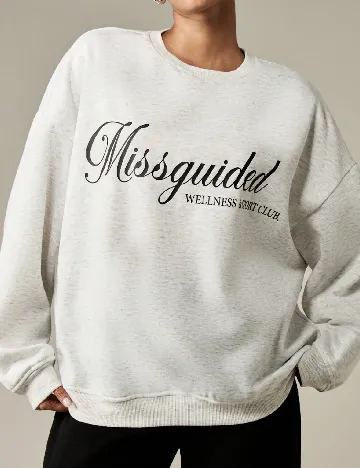 Bluza Oversize Missguided, gri