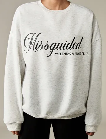 Bluza Oversize Missguided, gri
