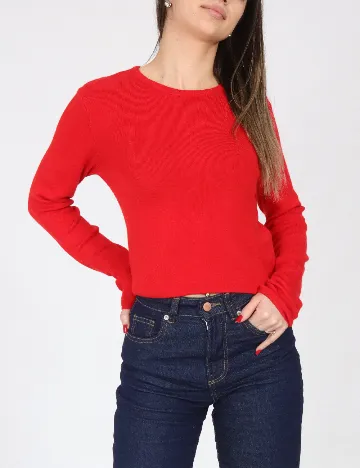 Bluza Pull&Bear, rosu