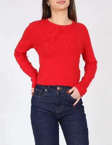 Bluza Pull&Bear, rosu