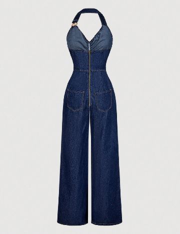 Salopeta SHEIN, bleumarin