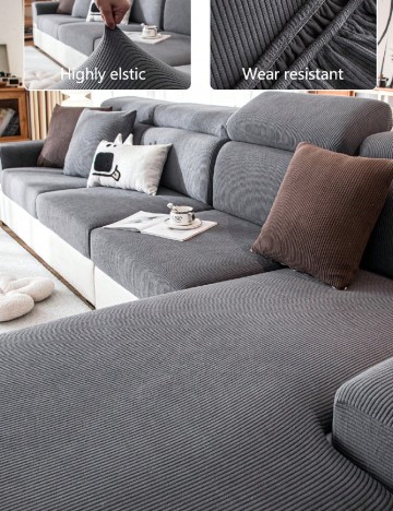 Husa pentru canapea SHEIN, gri