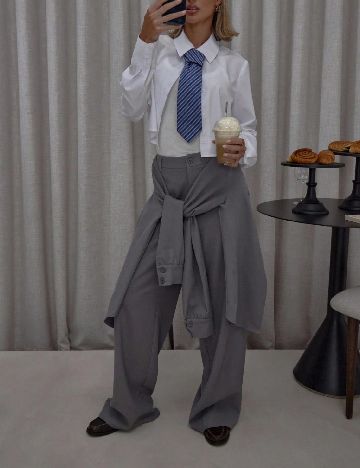 Pantaloni SHEIN, gri