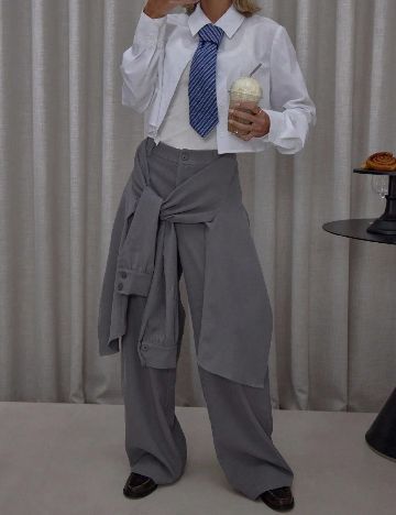 Pantaloni SHEIN, gri