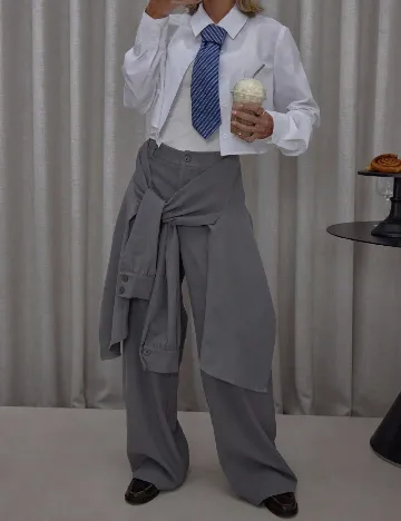 Pantaloni SHEIN, gri