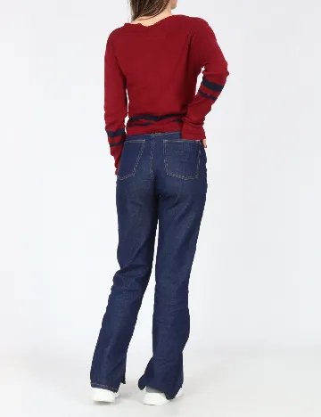 Bluza Pull&Bear, visiniu