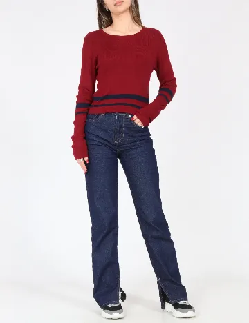 Bluza Pull&Bear, visiniu