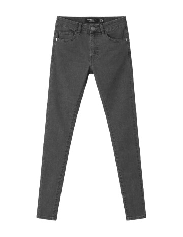 Blugi Bershka, gri inchis