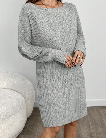 Rochie scurta SHEIN, gri