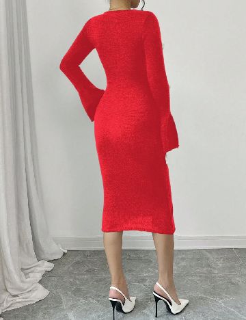 Rochie medie SHEIN, rosu