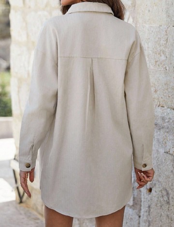 Camasa Oversize SHEIN, crem