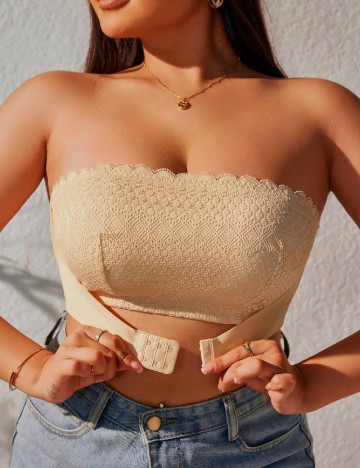 Sutien SHEIN CURVE, crem