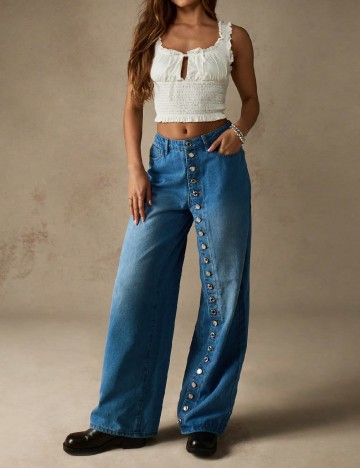 Blugi Missguided, albastru