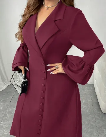 Rochie lunga SHEIN CURVE, pruna