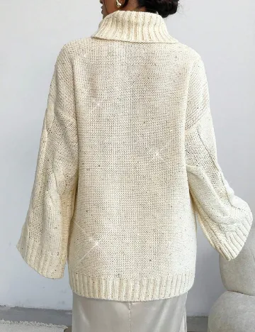 Pulover Oversize SHEIN, crem