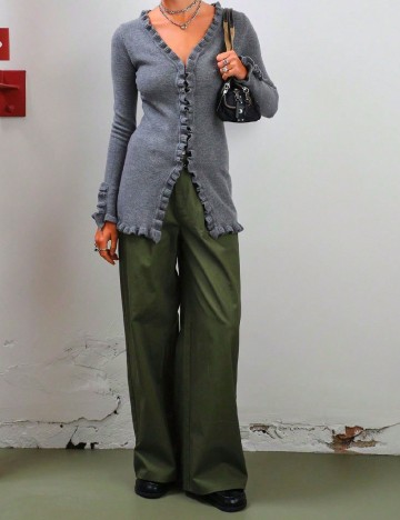 Pantaloni SHEIN, verde