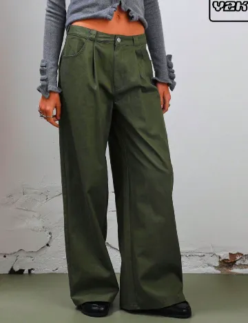 Pantaloni SHEIN, verde