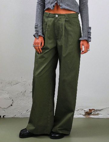 Pantaloni SHEIN, verde