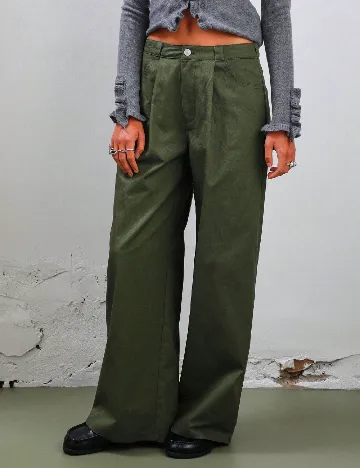 Pantaloni SHEIN, verde