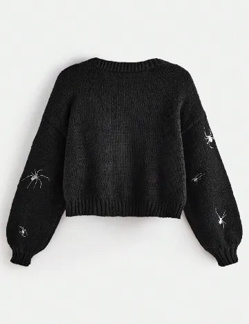 Cardigan Romwe, negru