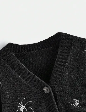 Cardigan Romwe, negru