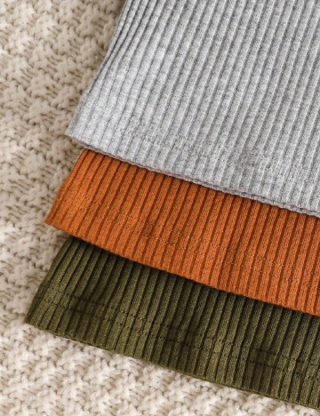 Set bluze 3 bucati Shein Kids, mix culori