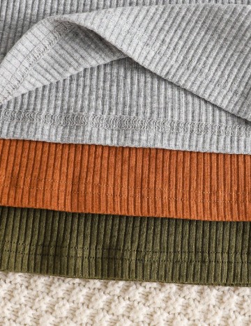 Set bluze 3 bucati Shein Kids, mix culori