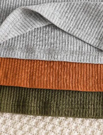 Set bluze 3 bucati Shein Kids, mix culori