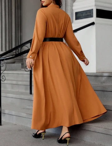 Rochie lunga SHEIN CURVE, portocaliu