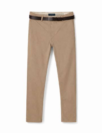 Pantaloni Zara, crem