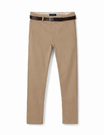 Pantaloni Zara, crem